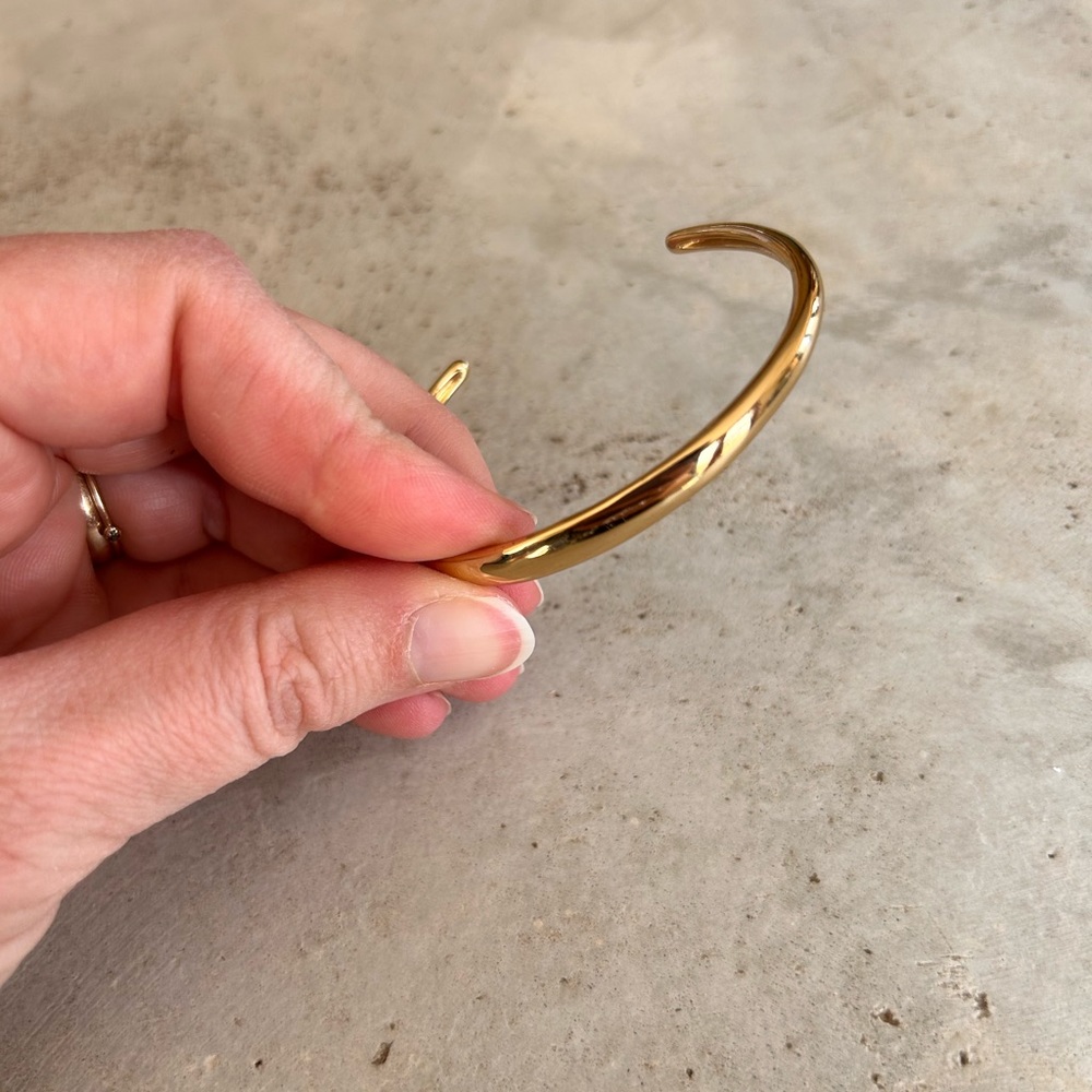 Alexis bittar 14k gold plated brass bracelet